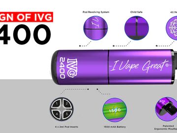 IVG Launches Compliant 2,400 Puff Disposable Vape – Better Retailing