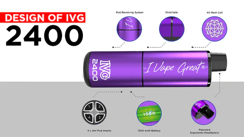 IVG Launches Compliant 2,400 Puff Disposable Vape – Better Retailing