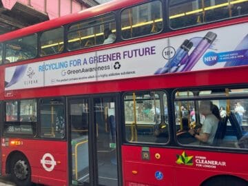 Elf Bar: Campaigners Criticise London Bus Ads For ‘greenwashing’ Disposable Vapes