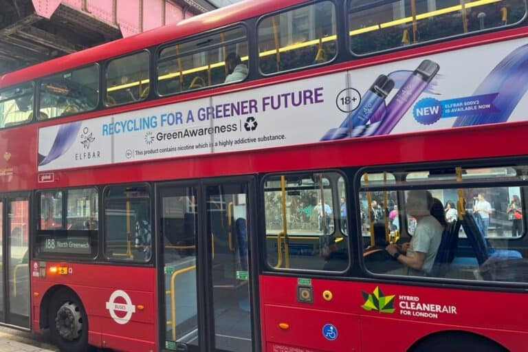 Elf Bar: Campaigners Criticise London Bus Ads For ‘greenwashing’ Disposable Vapes