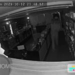 Security Video Captures Suspect Breaking Into Vape Shop