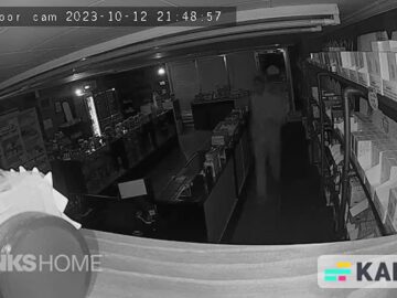 Security Video Captures Suspect Breaking Into Vape Shop
