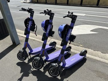 New CBD parking zones for rental e-Scooters