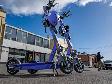 Council says e-scooter parking spaces will help clean up the city streets