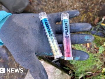 Wiltshire Conservation Group Finds Disposable Vapes On Riverbed