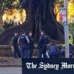 Police officers skull fractured in CBD stabbing, man charged with attempted murder