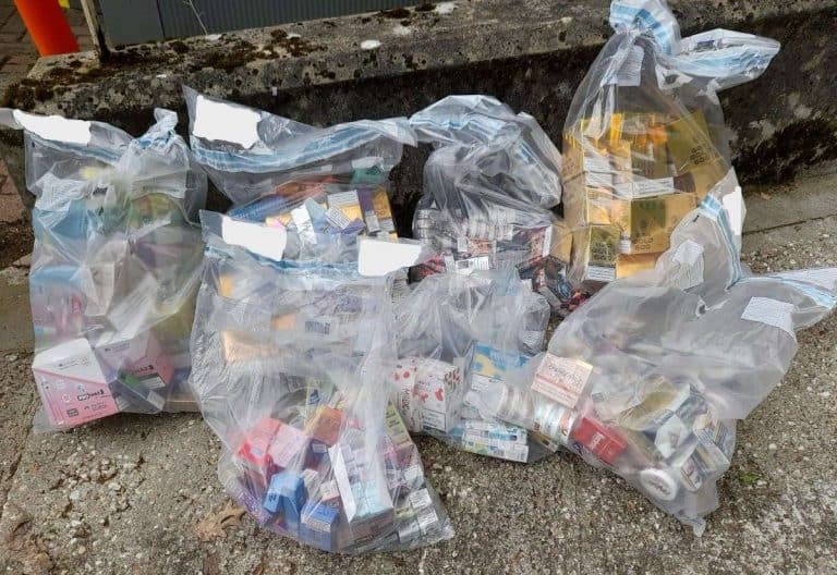 Hundreds Of Illegal Vapes Seized As Police Raid Town Centre Shops