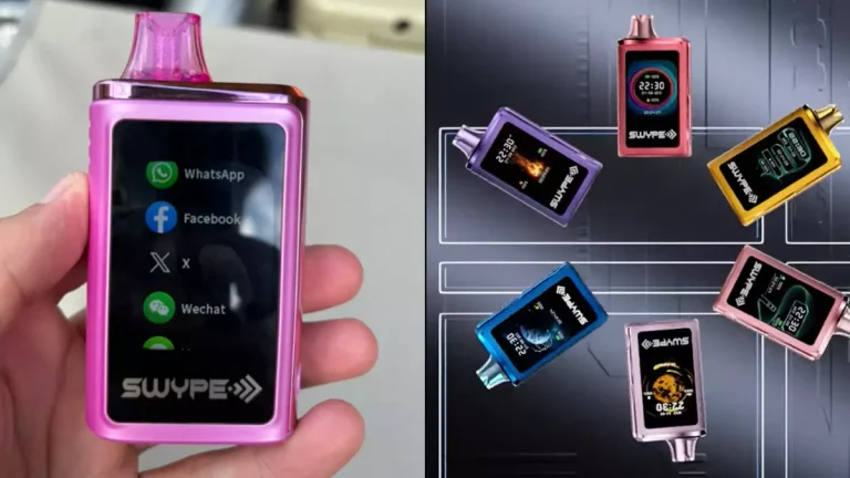 People Are Shocked After Discovering Disposable Vape With Touch Screen And Apps