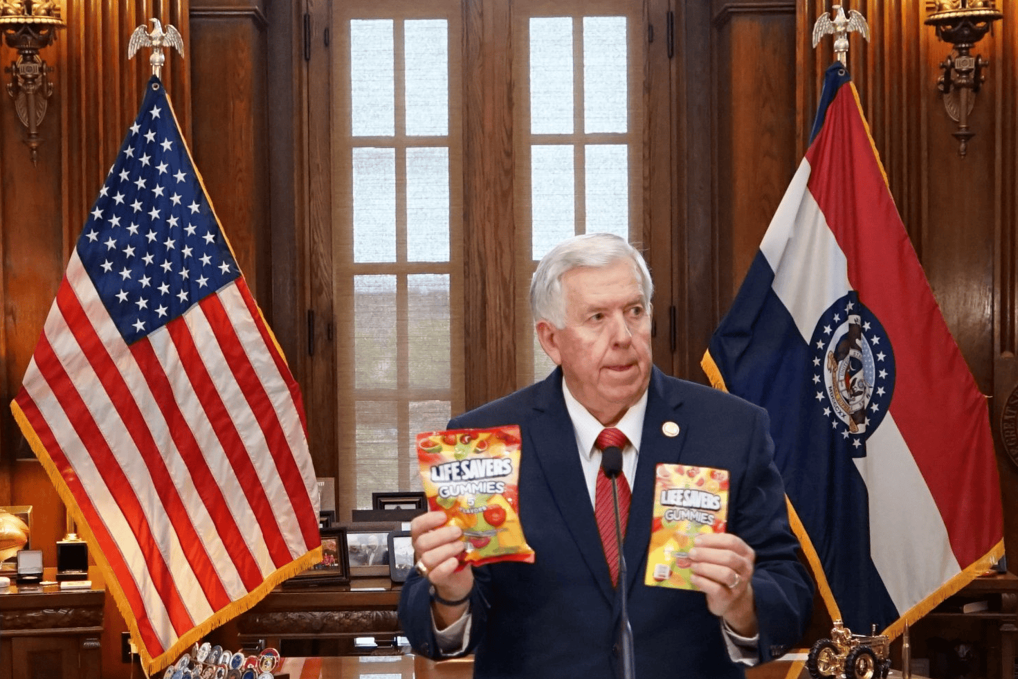Gov. Mike Parson announces executive order