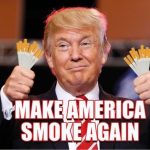 Vaporizing: Trump Comes Out In Favor Of Vaping Despite A Twisted History