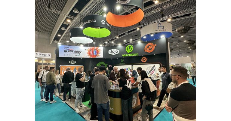 VAPORESSO Showcased Latest Innovations At InterTabac 2024, Joining Forces With DOJO And DELICIU