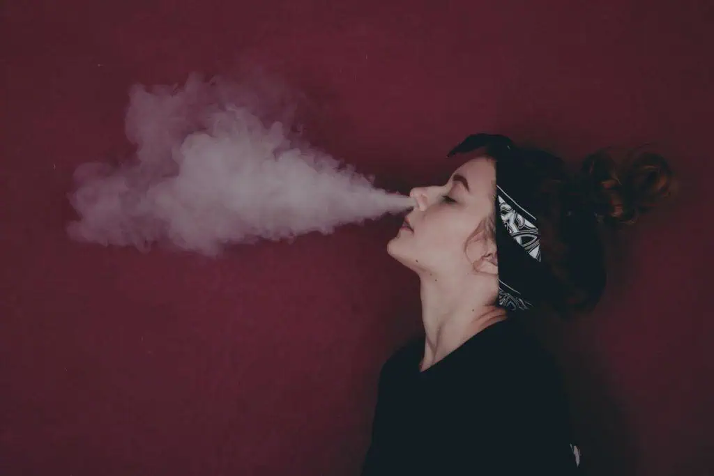 Link Between Depression and Increased Vaping in Teens 4 Adolescent vaping outdoors