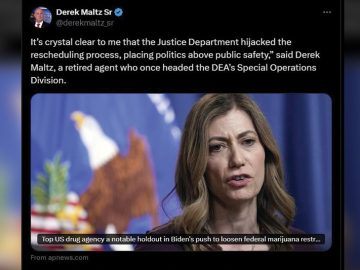 Former DEA Special Agent Derek S. Maltz Appointed Acting DEA Administrator