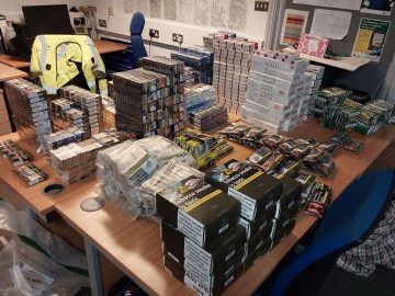 45k Worth Of Illegal Tobacco, Vapes And Cigarettes Seized In Raid