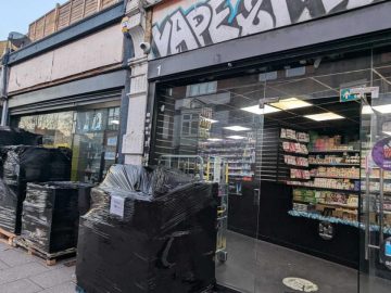 Action Against Controversial Croydon Vape Shop Over Blocking The Pavement