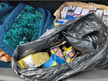 Closed Shop Had Over 350 Packets Of Illegal Cigarettes Stashed In Car