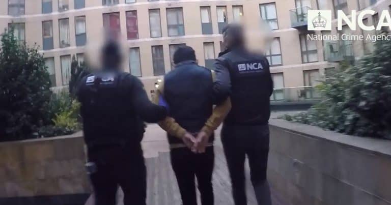 Moment Police Raid Cannabis Farm Ringleader’s Swanky Birmingham Flat