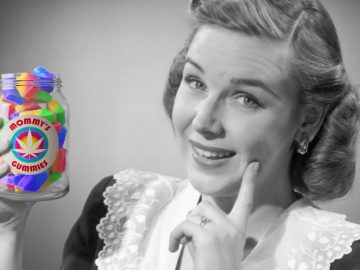 Mummies on cannabis gummies: meet the mothers getting high at home