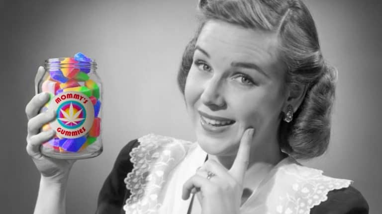 Mummies on cannabis gummies: meet the mothers getting high at home