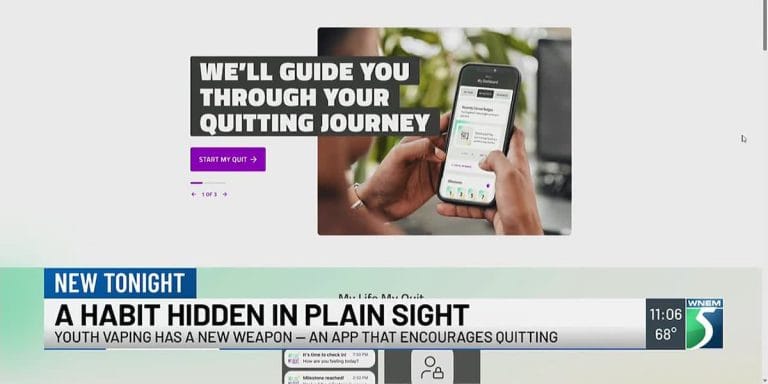 New App Helps Michigan Teens Quit Vaping, Tobacco