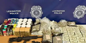Lexington Police Seize 600 Pounds Of Marijuana, Several Guns From Vape Shops