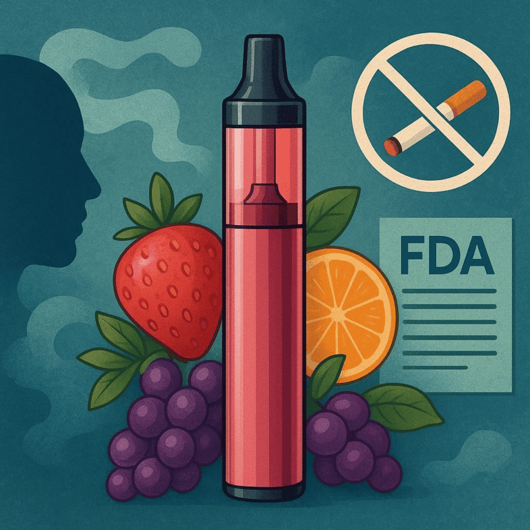 FDA Memo: Glas Fruit-Flavored Vapes Failed to Show Extra Quit-Smoking Benefit Over Tobacco Flavor