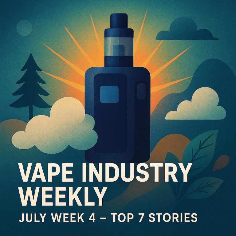 Vape Industry Weekly: July Week 4 – Top 7 Stories