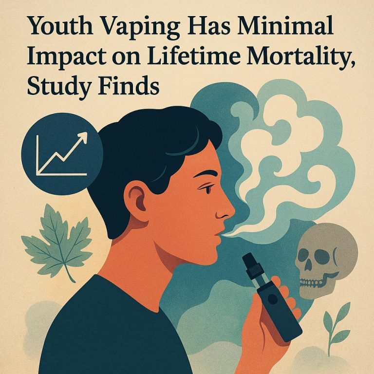 Youth Vaping Has Minimal Impact on Lifetime Mortality, Study Finds